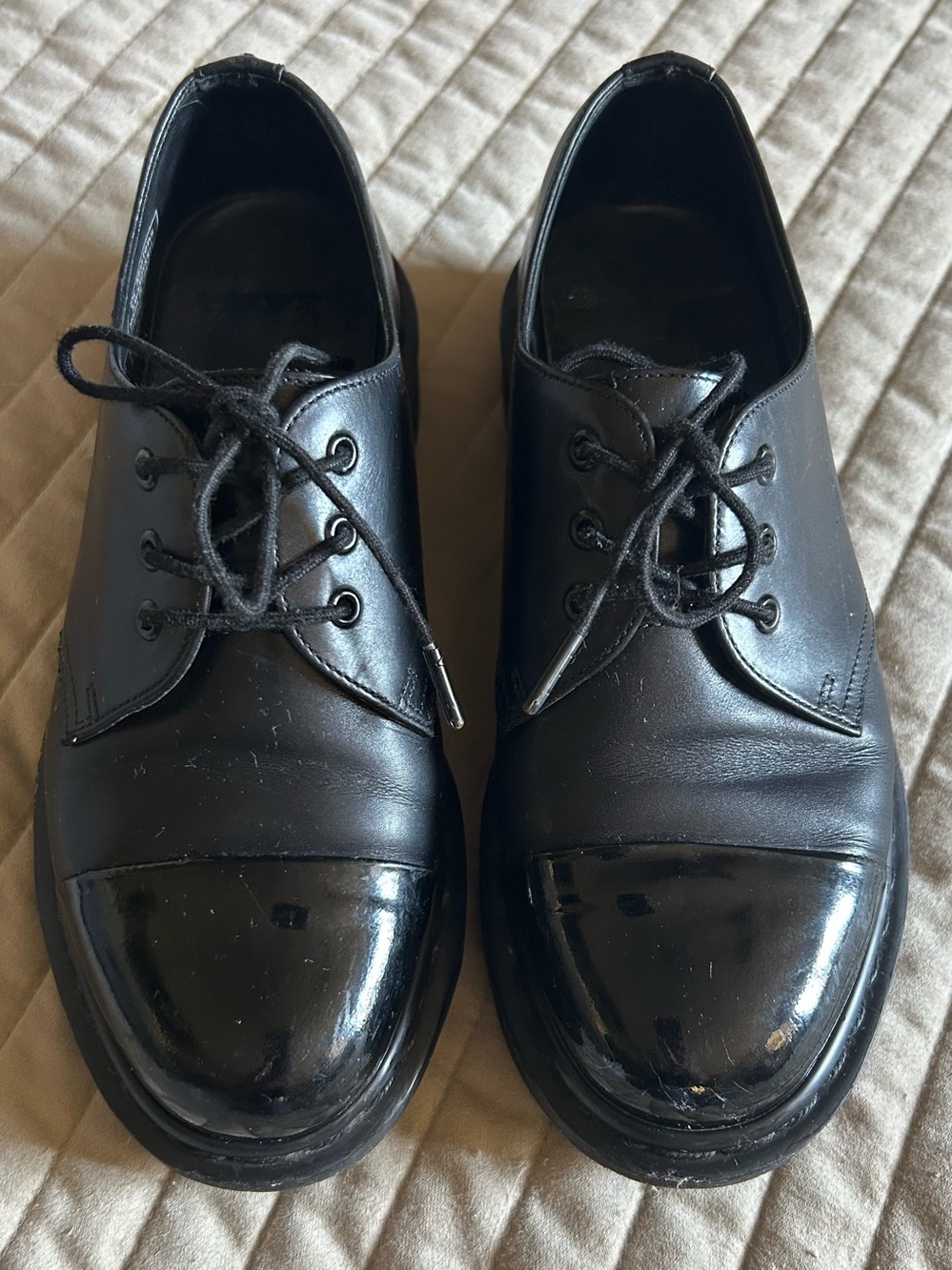 Limited Edition Dr. Martens Swarovski Cap-Toe Lace-Up Shoes
